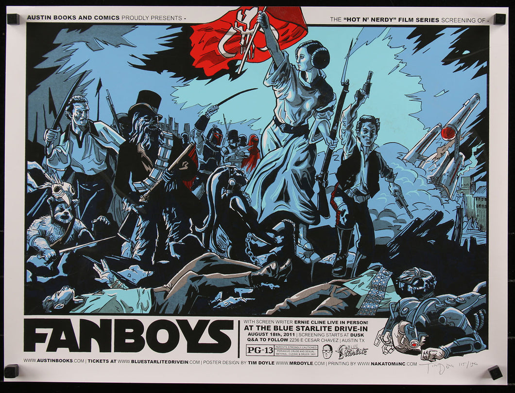 Fanboys (Variant) by Timothy Doyle 115/150 Screen Print Movie Art Poster