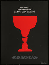 Load image into Gallery viewer, Indiana Jones and The Last Crusade by Olly Moss Screen Print Movie Art Poster
