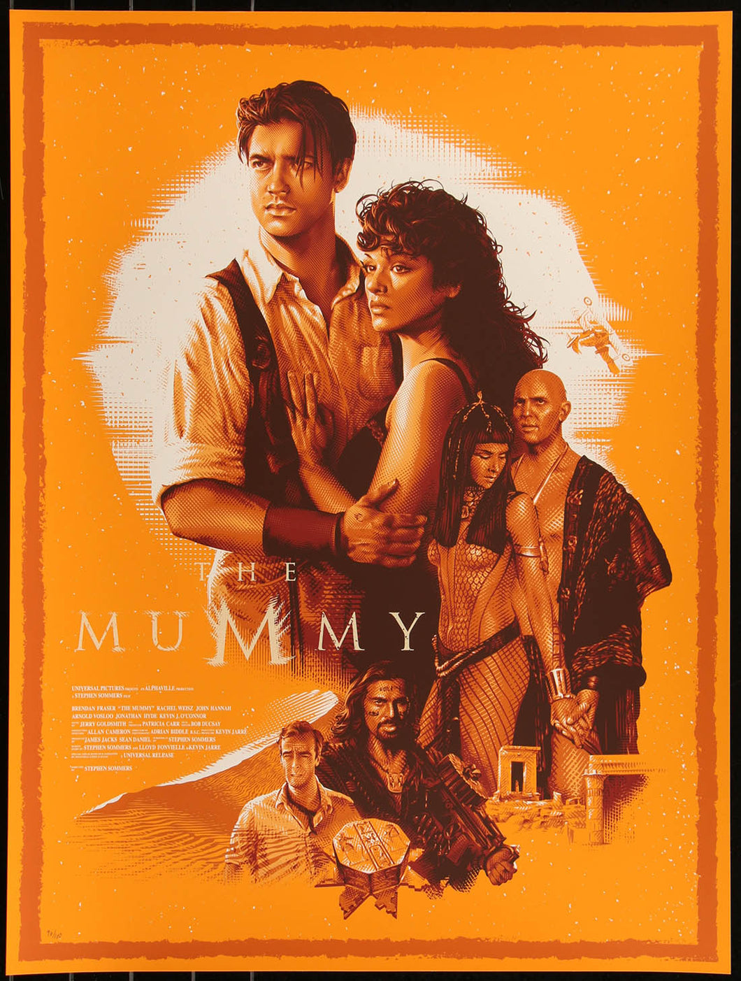 The Mummy by Tracie Ching 96/100 Screen Print Movie Art Poster