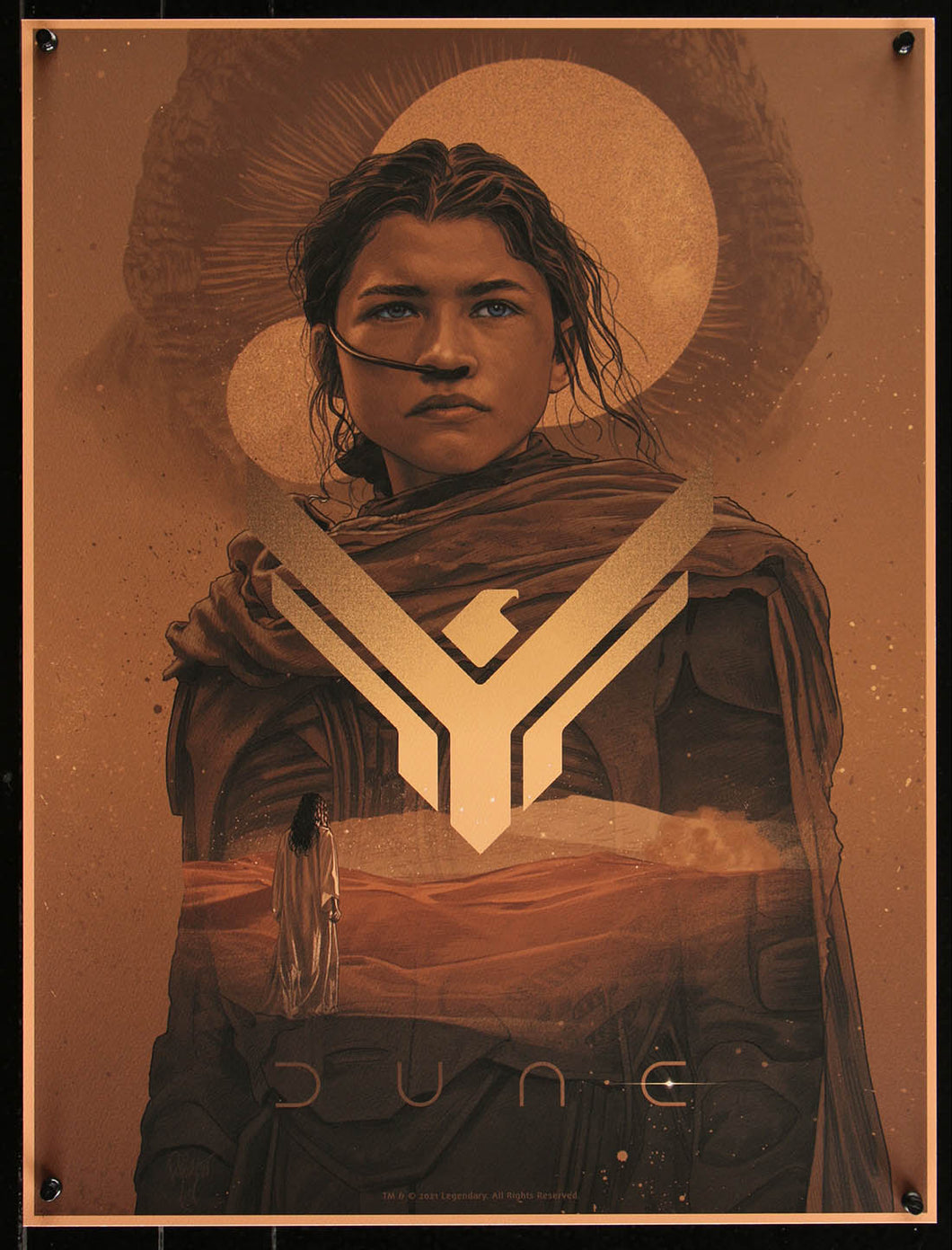 Dune (Chani Ed.) by Juan Carlos Ruiz Burgos 14/300 Screen Print Movie Poster