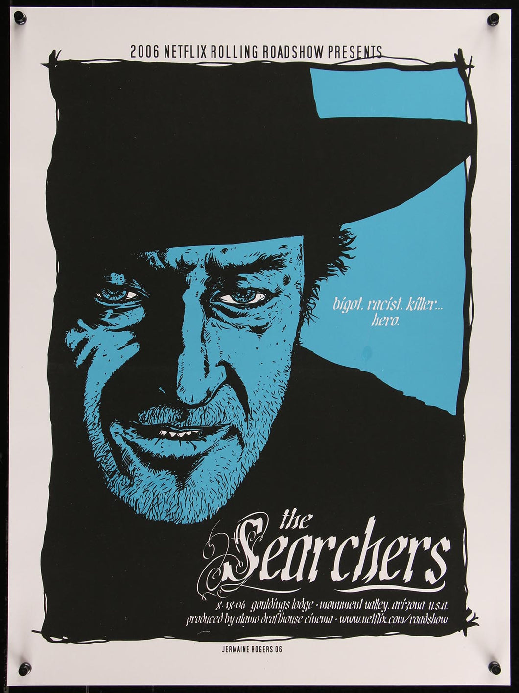 Searchers (Night Edition) by Jermaine Rogers Screen Print Movie Art Poster Mondo