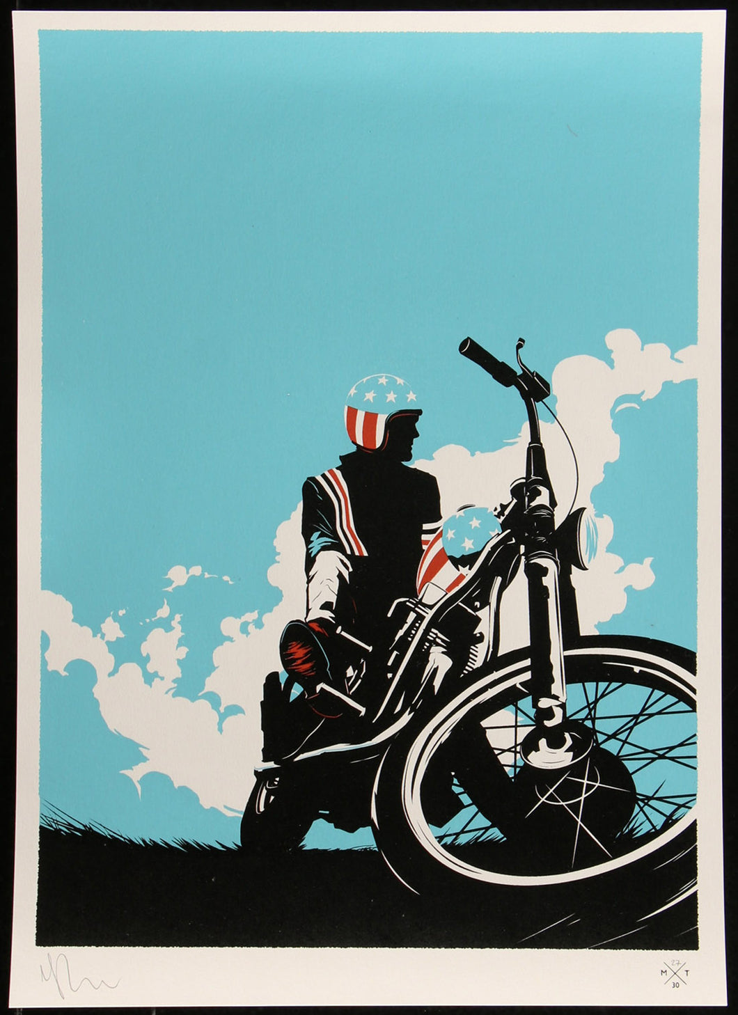 Easy Rider by Matt Taylor 27/30 Screen Print Movie Art Poster