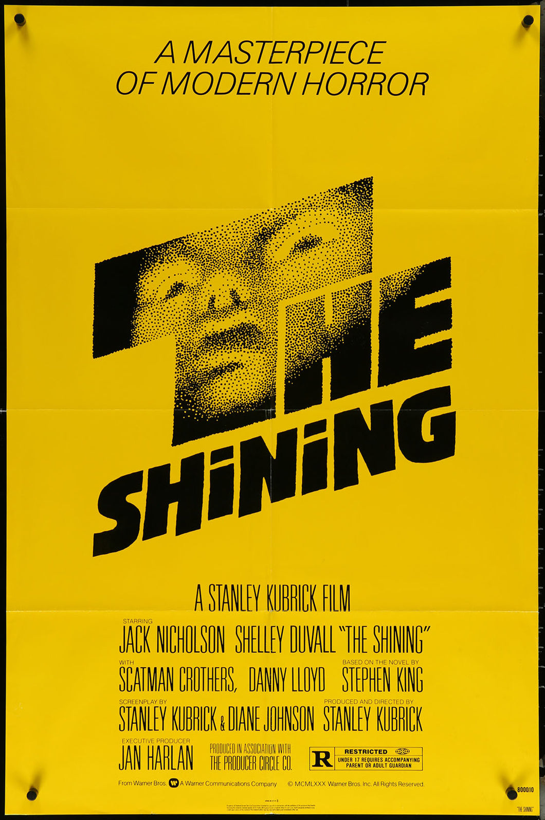 The Shining by Saul Bass, Folded 1sh 27