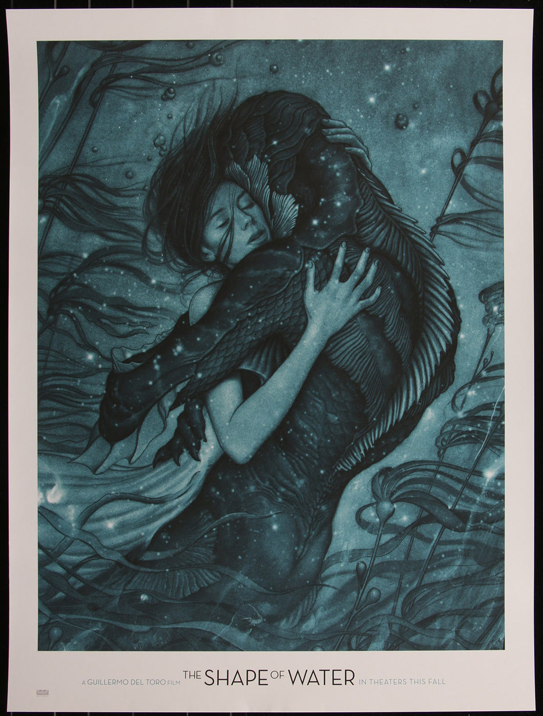 The Shape of Water by James Jean Original Vintage Screen Print Movie Art Poster