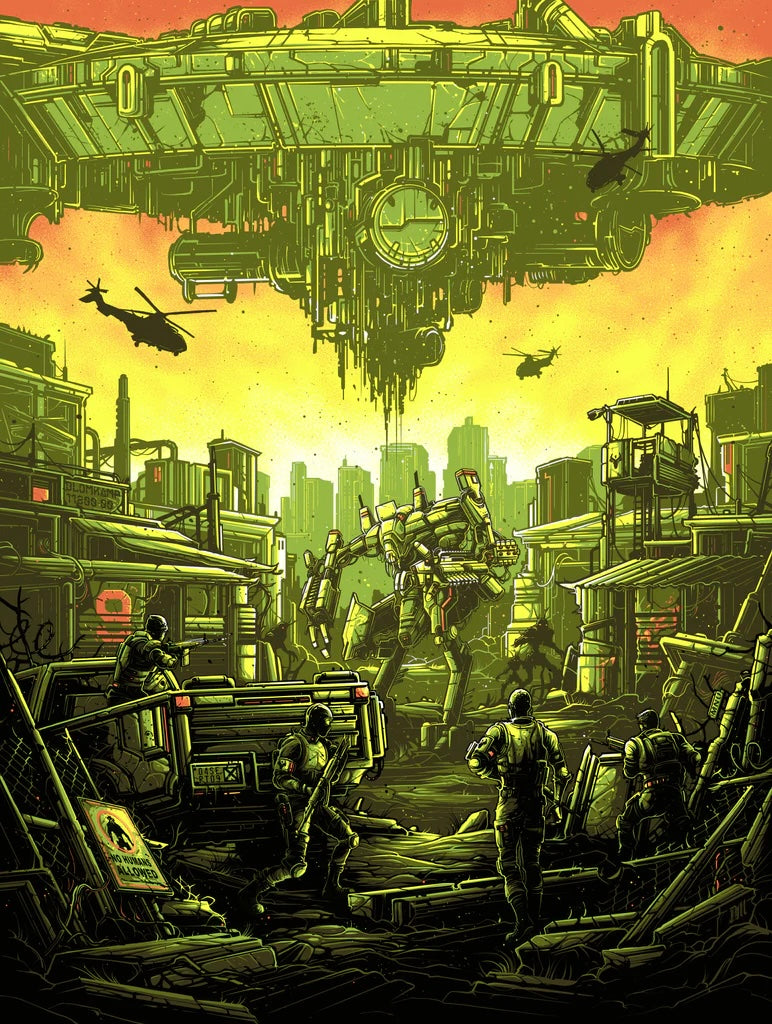 District 9 by Dan Mumford xx/50 Screen Print Movie Art Poster 18