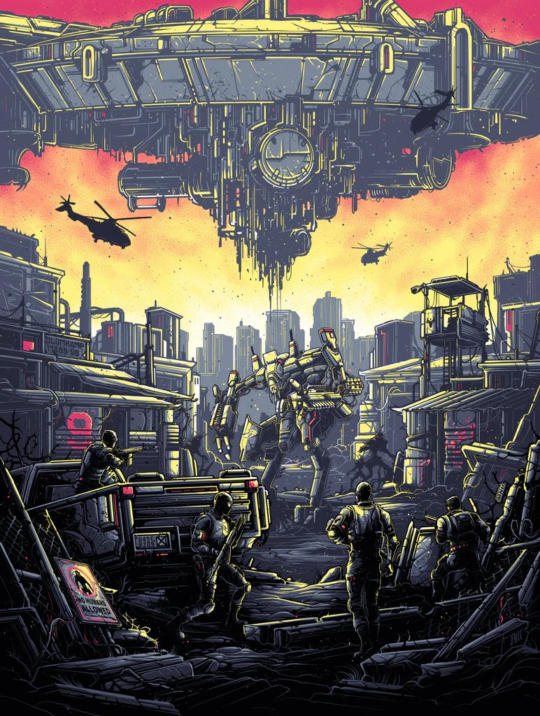 District 9 (Variant) by Dan Mumford xx/30 Screen Print Movie Art Poster 18