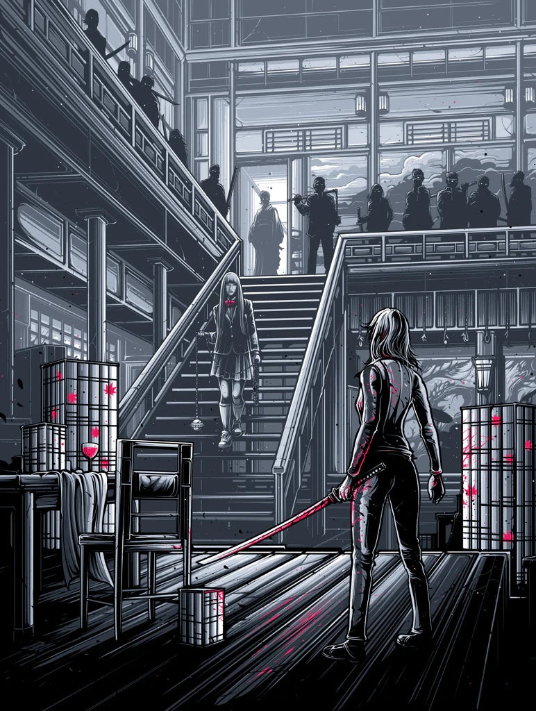 Kill Bill: Volume 1 (Glitter Variant) by Dan Mumford x/50 Screen Print Movie Art Poster