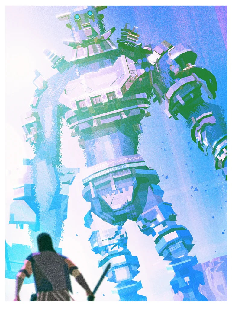 Shadow of the Colossus by James Gilleard x/20 Screen Print Video Game Art Poster