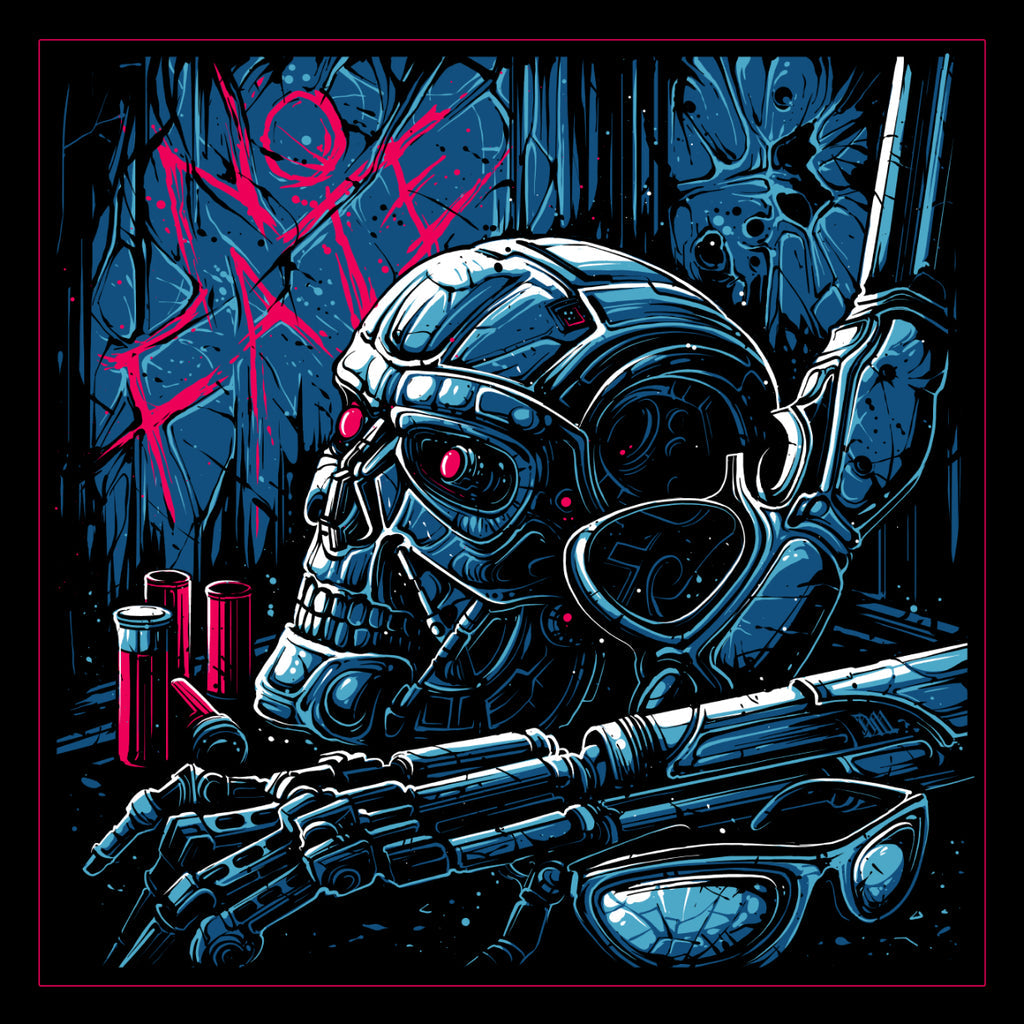 The Terminator by Dan Mumford x/50 Screen Print Movie Art Poster 12” x 12”