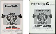 Load image into Gallery viewer, Dirty Harry / Magnum Force SET, Folded Movie Poster R-1975 and Uncut Pressbook
