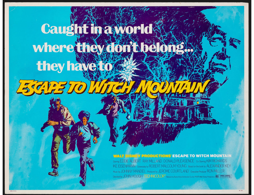 Escape to Witch Mountain 1975 Original Movie Poster 22