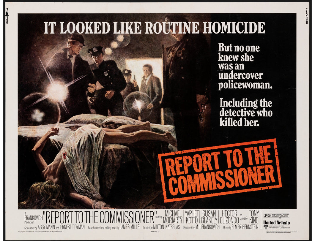 Report to the Commissioner Original Vintage Movie Poster 22