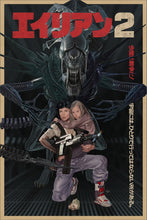 Load image into Gallery viewer, Aliens 2 by Kirk Moffatt x/100 Screen Print Movie Art Poster 24" x 36"

