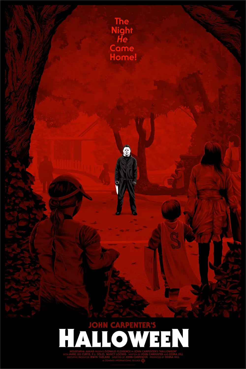 Halloween (Blood Red Variant) Chris Koehler x/175 Giclee Print Screen Movie Art Poster