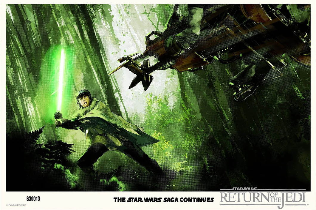 Star Wars I Am a Jedi, Like My Father Before Me (Variant) by Jock