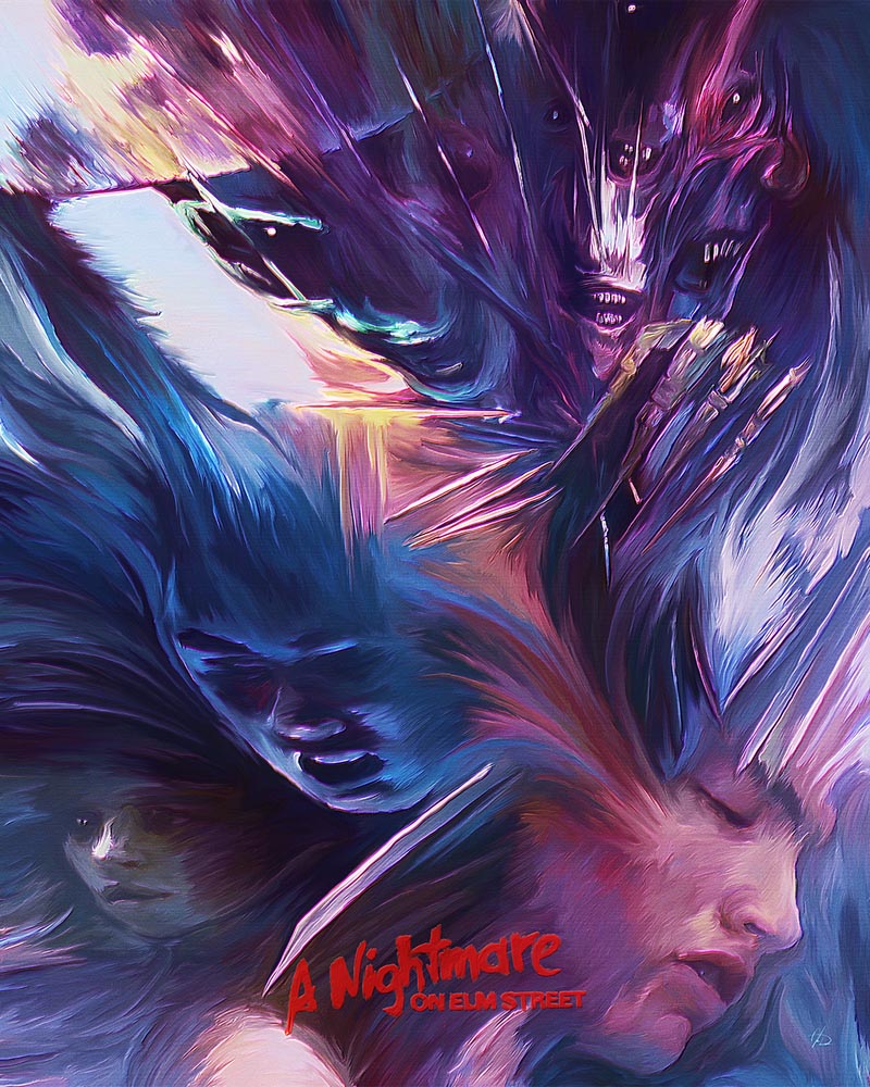 A Nightmare on Elm Street by John Dunn 1/75 16” x 20” Screen Print Movie Poster