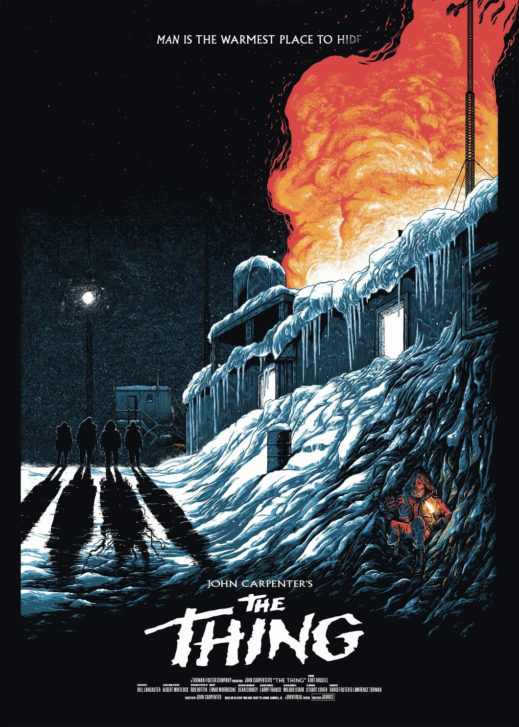 The Thing by Johrice xx/40 Screen Print Movie Art Poster John Carpenter