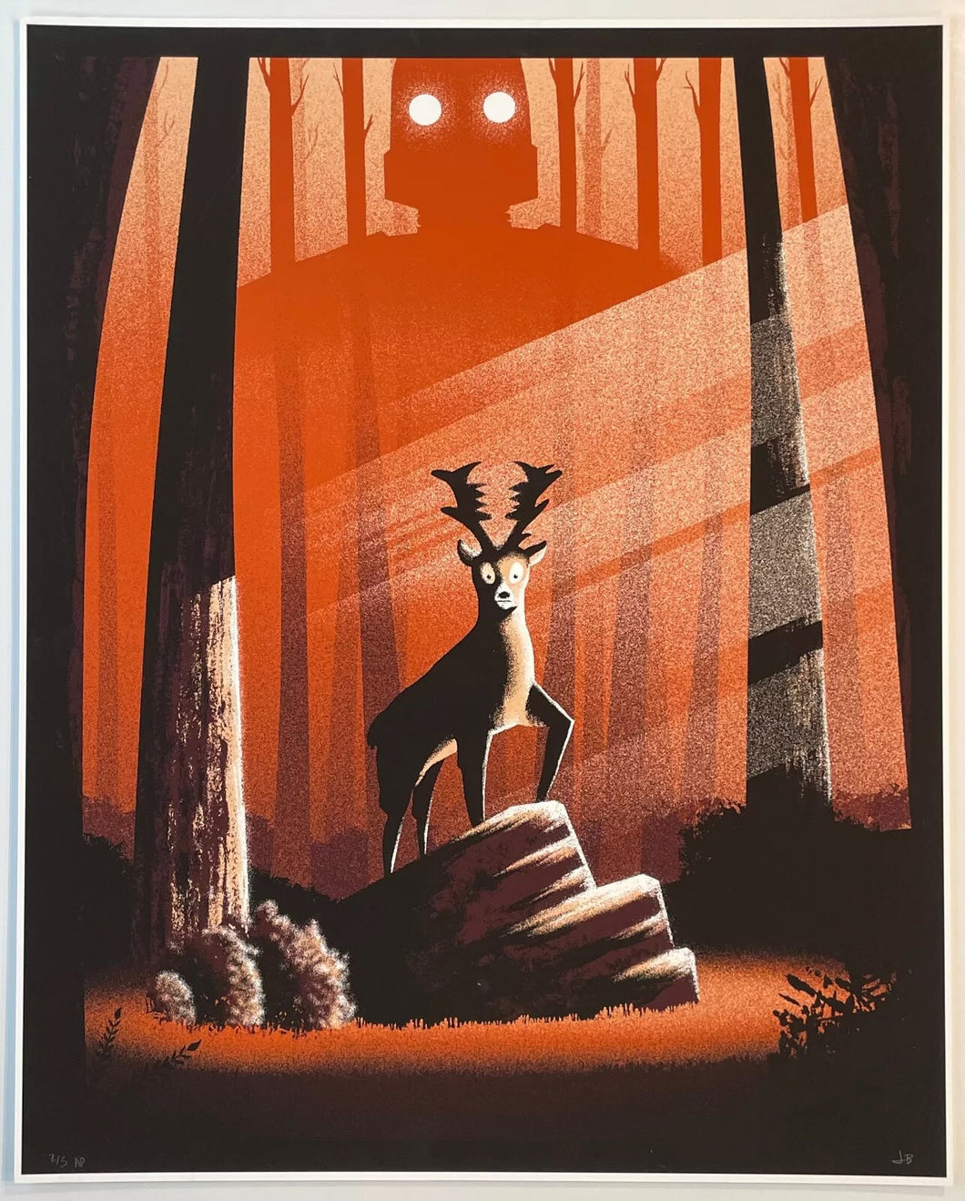 Iron Giant by Josh Blake AP 2/5 Screen Giclee Print Movie Art Poster 16