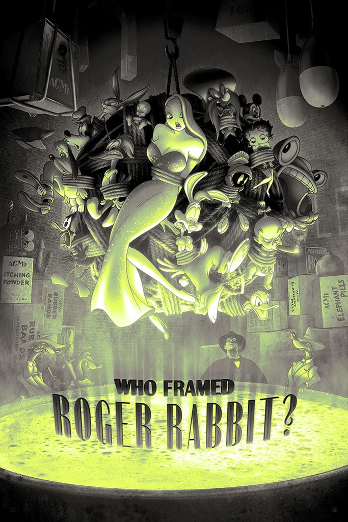 Who Framed Roger Rabbit (Variant) by Kevin Wilson AP