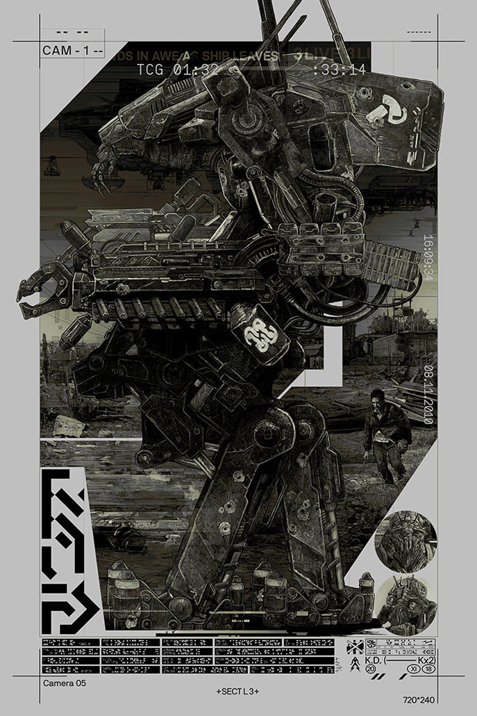 District 9 by Krzysztof Domaradzki xx/90 Screen Print Movie Art Poster Krabz