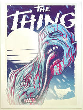 Load image into Gallery viewer, John Carpenter&#39;s The Thing by Luke Preece Screen Print Movie Art Poster 18&quot; x 24&quot;
