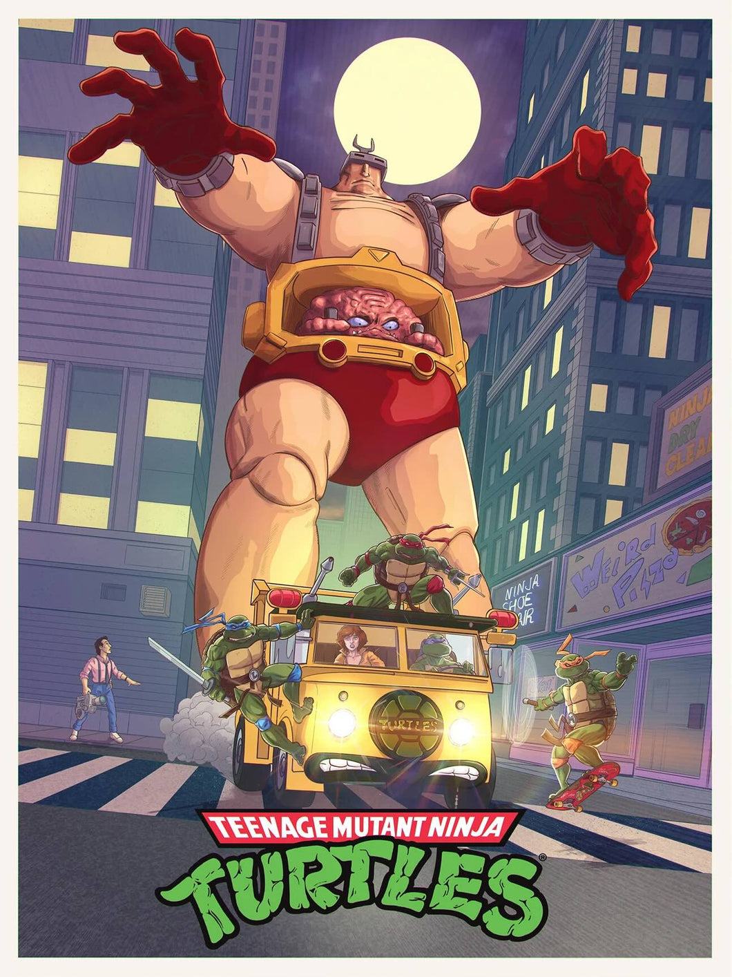 TMNT vs. Krang by Mike McGee