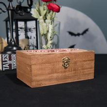 Load image into Gallery viewer, Wooden Trinket Box with 3D Printed Organizer Insert | Celtic-Inspired Keepsake Box

