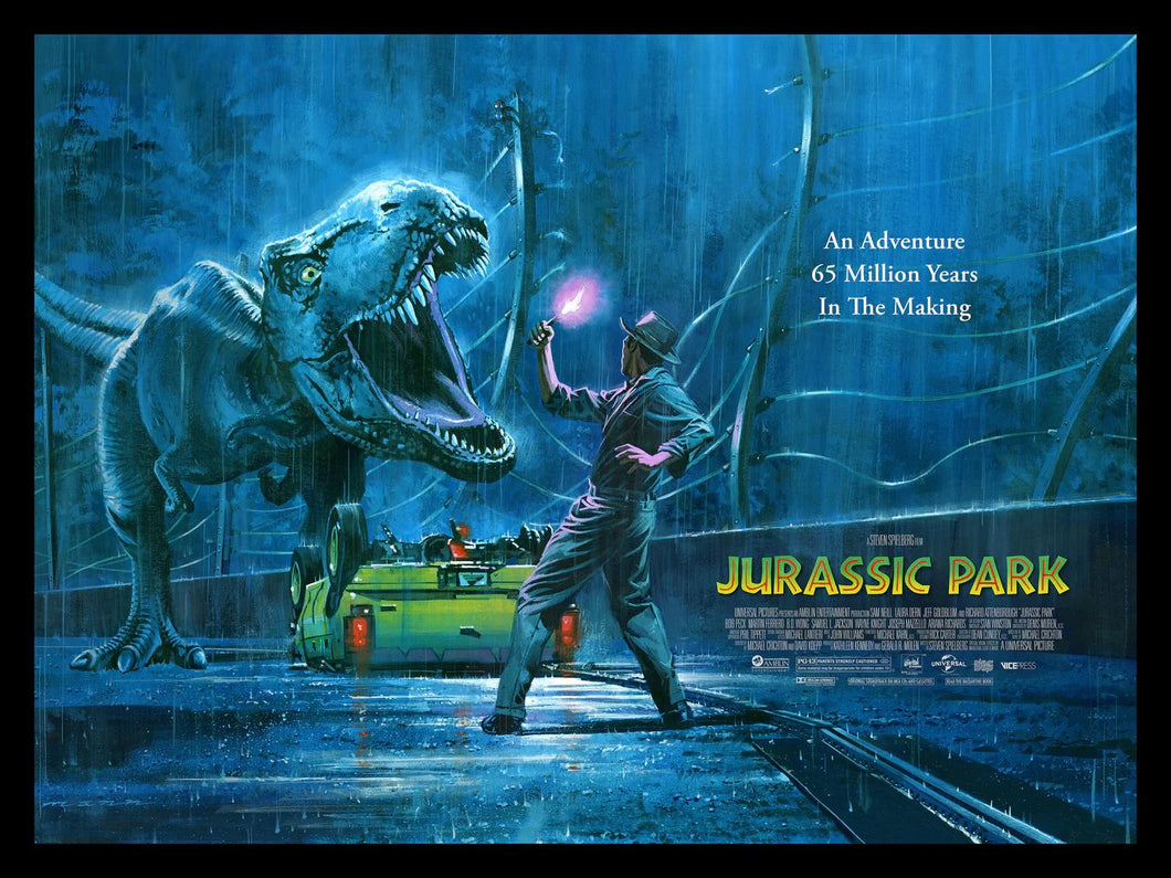 Jurassic Park (Quad Variant) by Paul Mann, PP