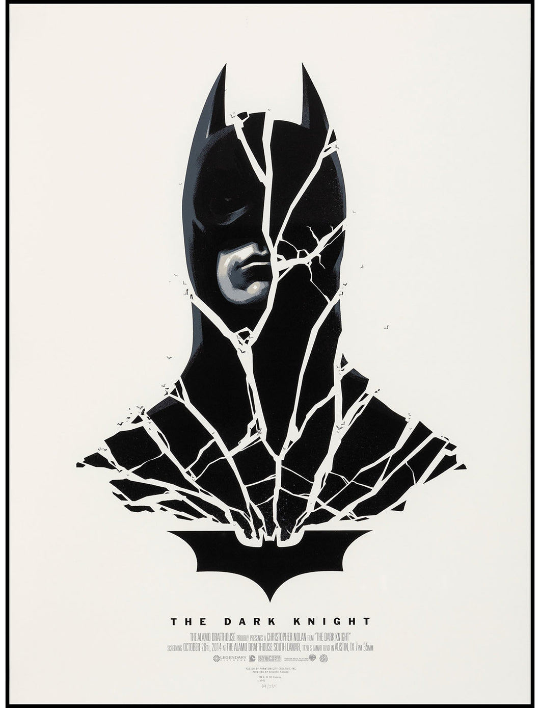 The Dark Knight by Phantom City Creative 69/235 Screen Print Movie Art Poster