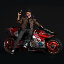 Load image into Gallery viewer, Purearts Cyberpunk 2077 Yaiba Kusanagi V Male Bundle with Sport Bike
