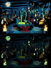 Load image into Gallery viewer, The Nightmare Before Christmas Raid71 Chris Thornley Screen Print Movie Poster
