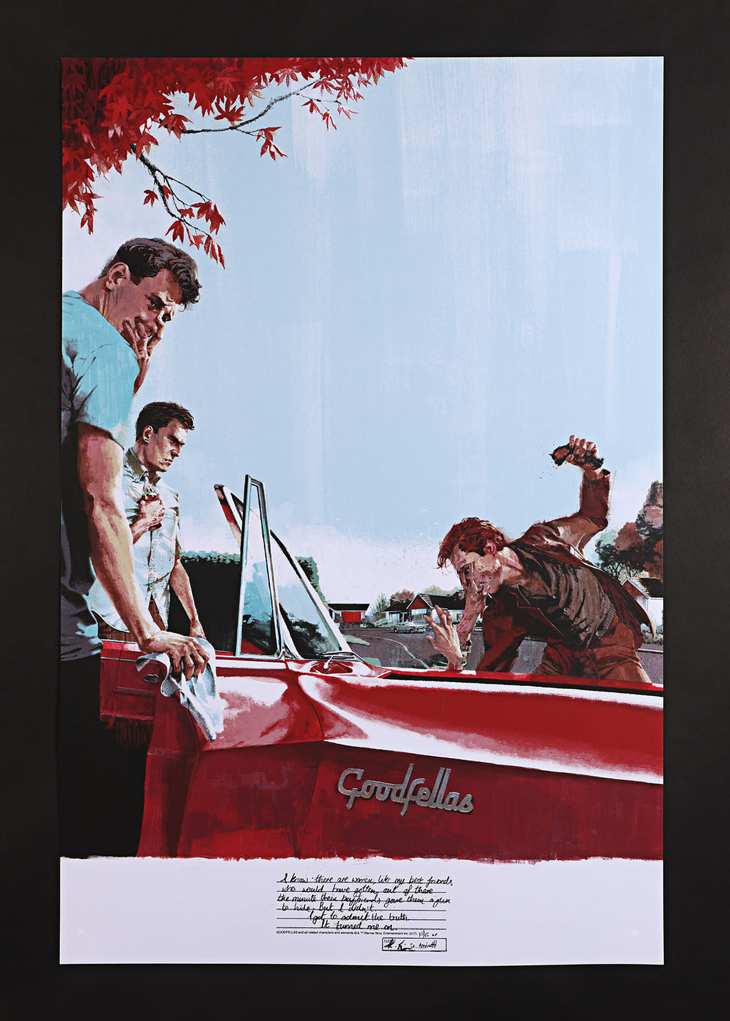 Goodfellas by Marc Aspinall 31/42 AP Screen Print Movie Art Poster