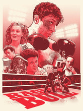 Load image into Gallery viewer, Raging Bull Variant by Joshua Budich xx/150 24x36 Screen Print Movie Art Poster
