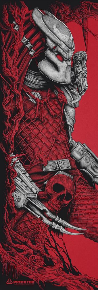 Predator Red and Silver by Steven Holliday