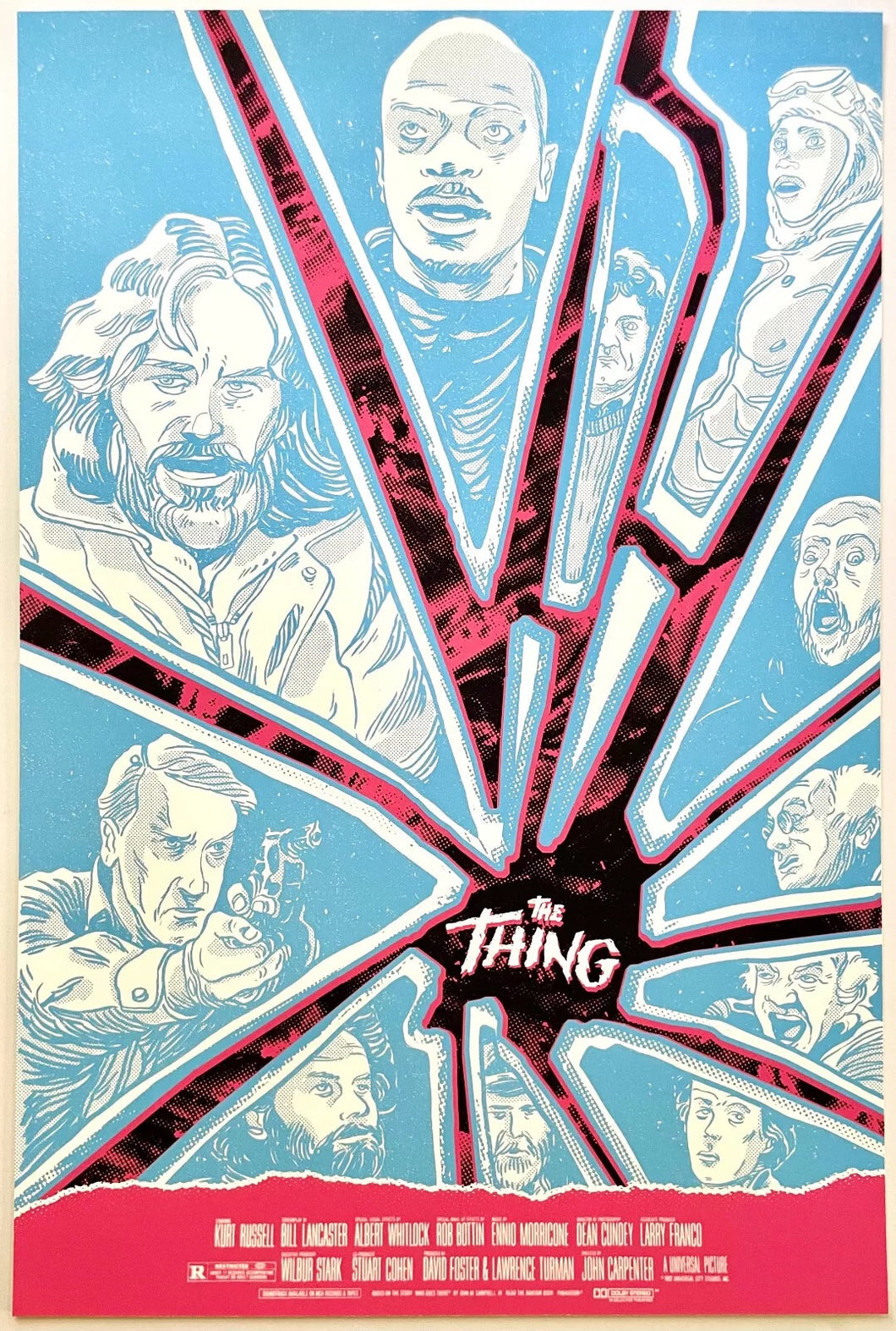 John Carpenter's The Thing Screen Print Movie Art Poster