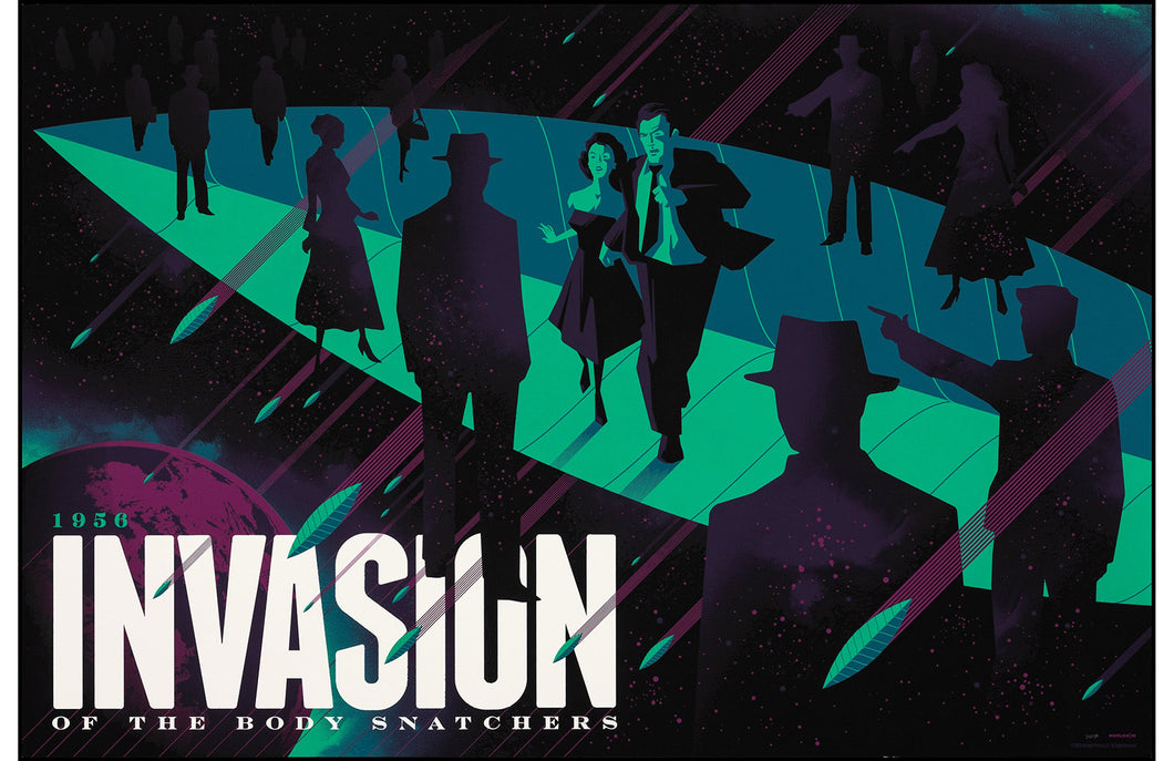 Invasion of the Body Snatchers (Variant) by Tom Whalen 24/50 Screen Print Movie Poster