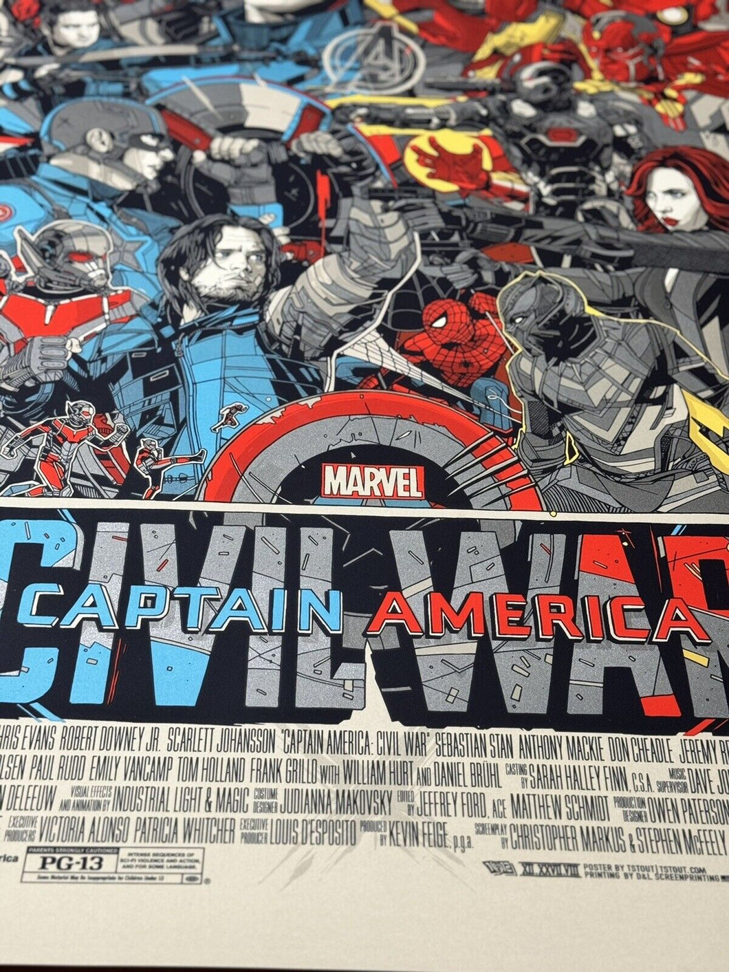 Captain America Civil War by Tyler Stout