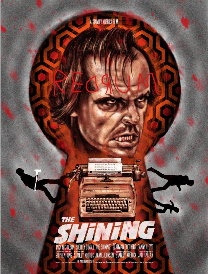 The Shining (Redrum Variant) by Zeb Love