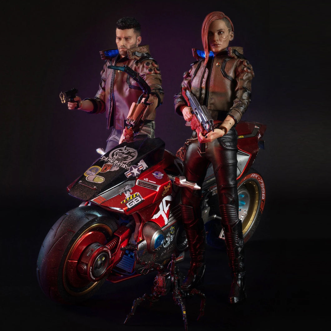 Purearts Cyberpunk 2077 Yaiba Kusanagi Ultimate Bundle Male and Female with Sport Bike