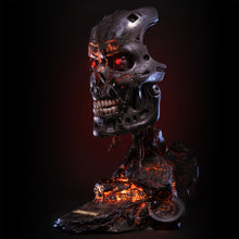 Load image into Gallery viewer, PureArts Terminator 2 Battle Damaged T-800 Life-Size 1:1 Scale Art Mask Bust
