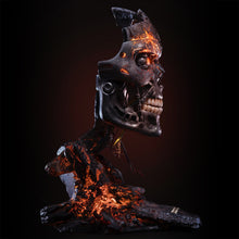 Load image into Gallery viewer, PureArts Terminator 2 Battle Damaged T-800 Life-Size 1:1 Scale Art Mask Bust
